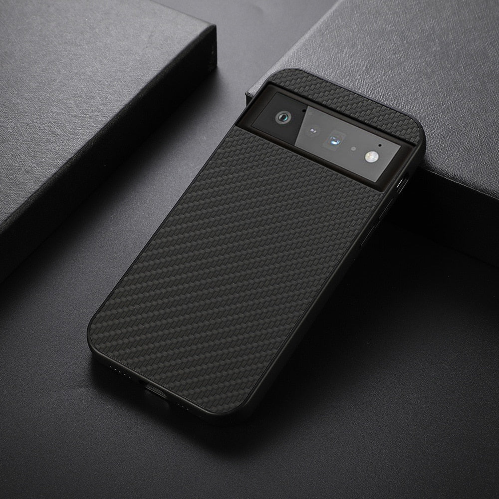 Carbon Fiber Textured Google Pixel Case