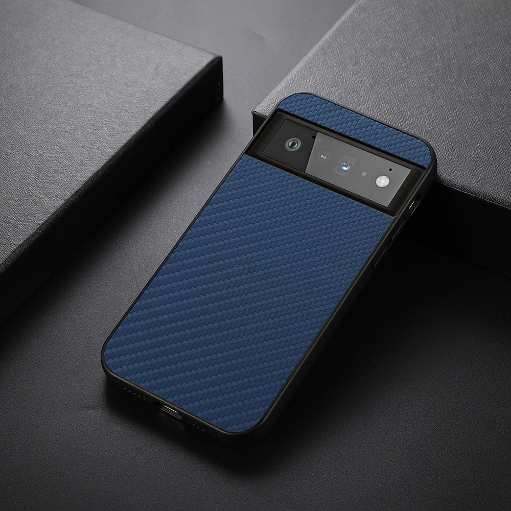 Carbon Fiber Textured Google Pixel Case