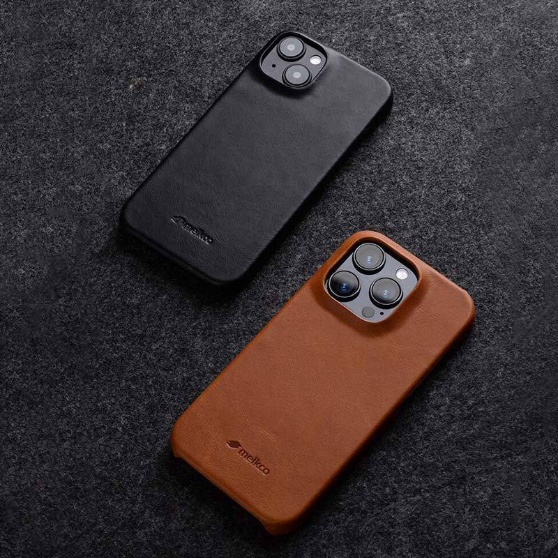 Anti-Shatter Leather Phone Case for iPhone