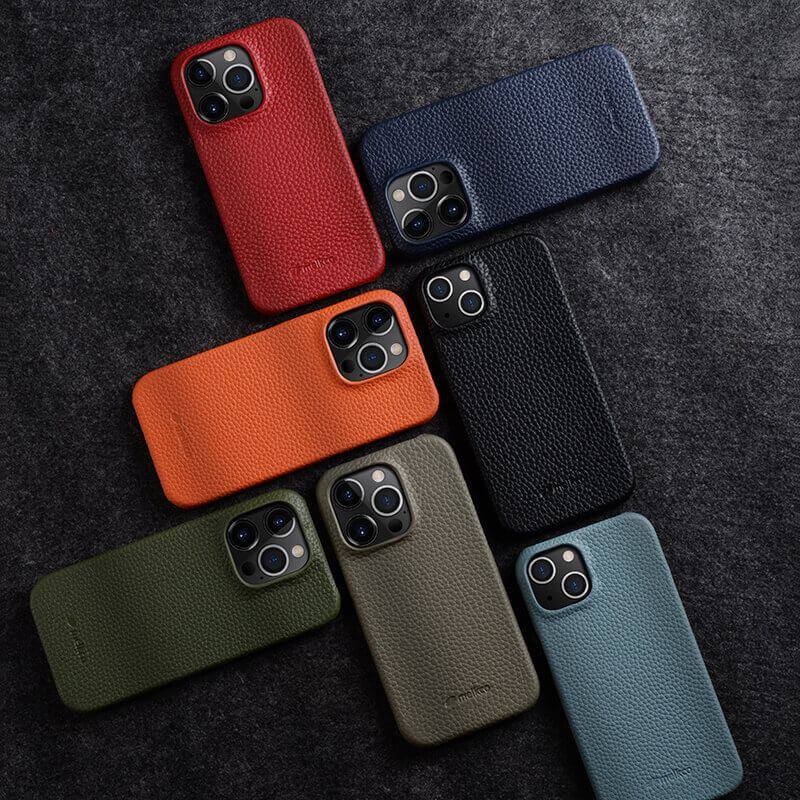 Anti-Shatter Leather Phone Case for iPhone