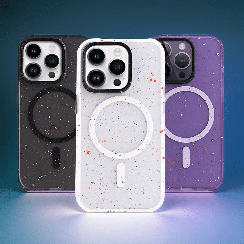 Ink Splash Clear Magnetic iPhone Case