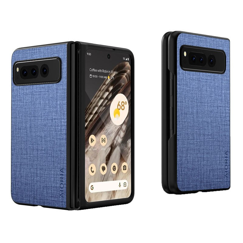 Cloth Pattern Anti-Scratch Case For Google Pixel Fold