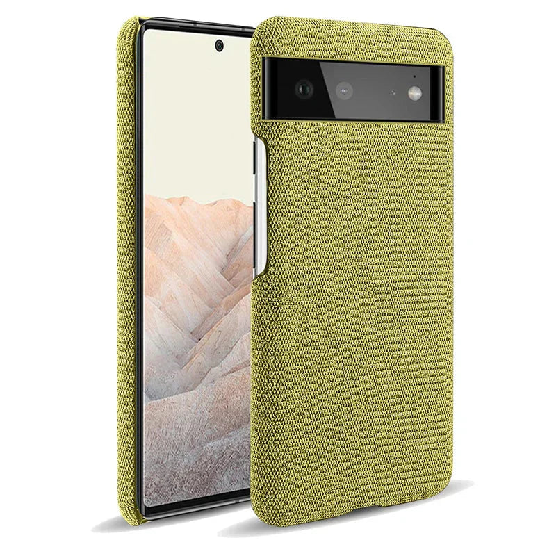 Funda para Google Pixel con textura de tela 