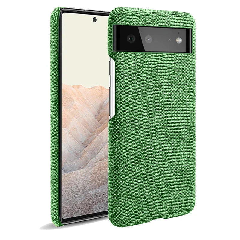 Funda para Google Pixel con textura de tela 