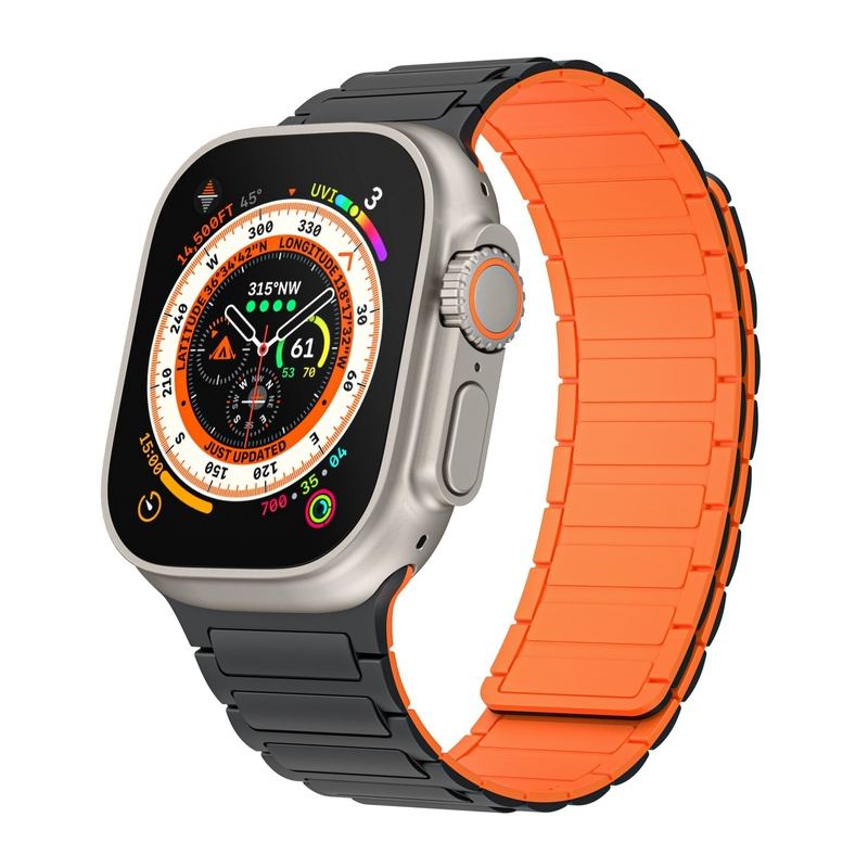 "Contrasting Colors" Magnetic Silicone Band For Apple Watch