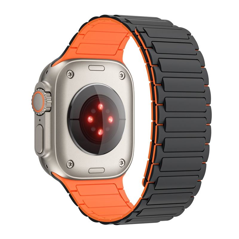 "Contrasting Colors" Magnetic Silicone Band For Apple Watch