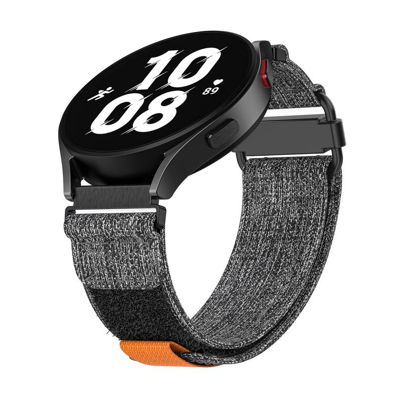 "Decorative Design" Canvas Fashion Nylon Loop Band For Apple Watch & Samsung