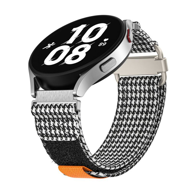 "Decorative Design" Canvas Fashion Nylon Loop Band For Apple Watch & Samsung