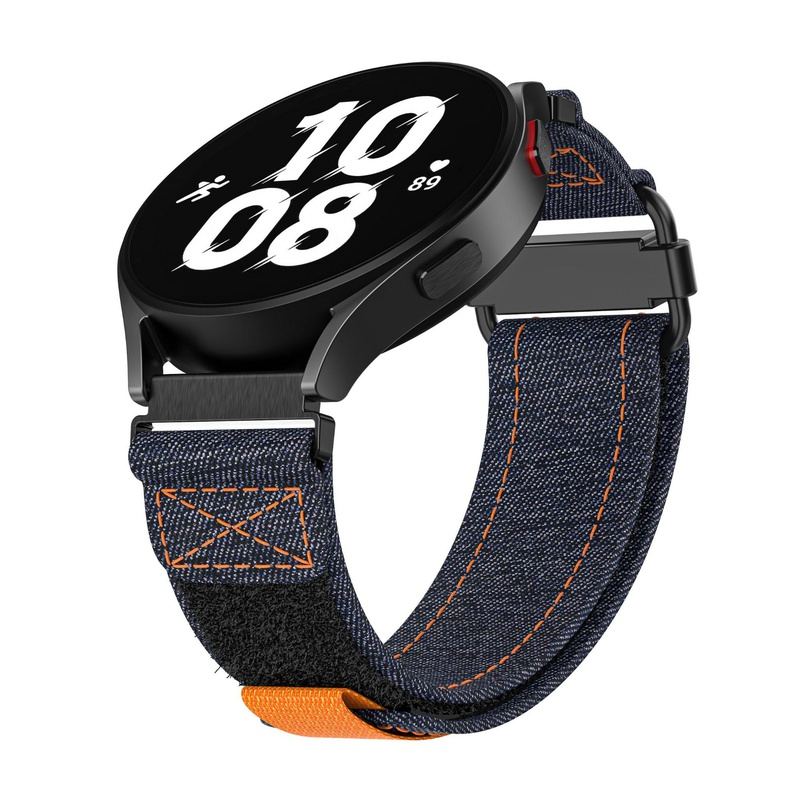 "Decorative Design" Canvas Fashion Nylon Loop Band For Apple Watch & Samsung