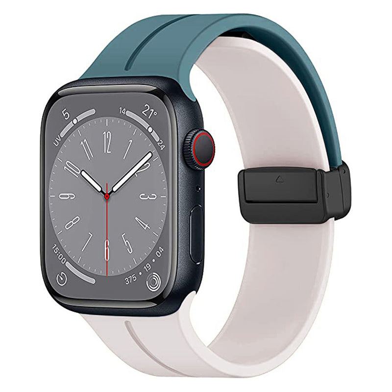 Correa de silicona magnética plegable para Apple Watch