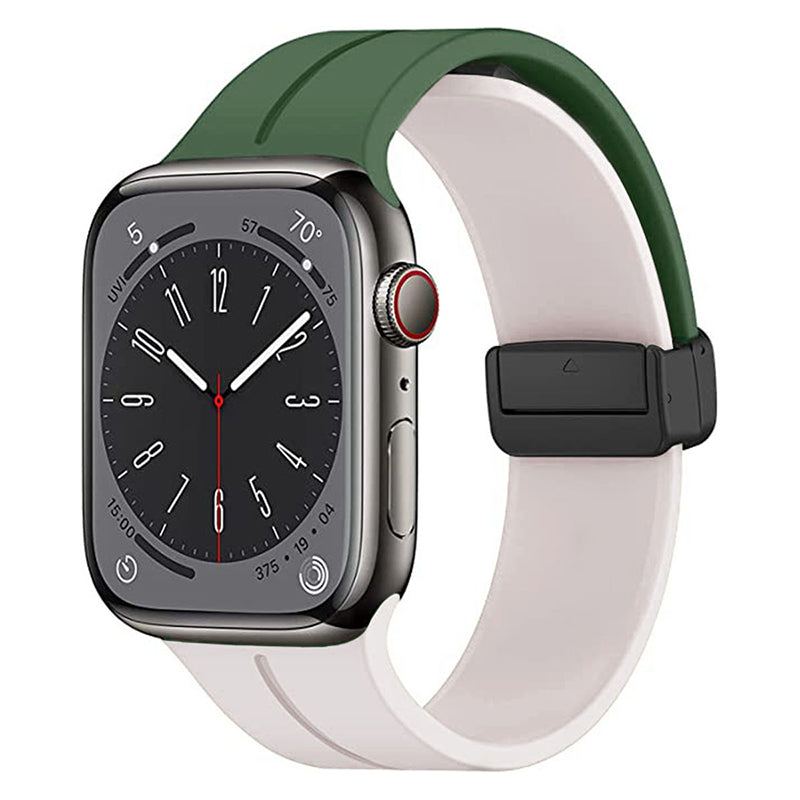 Correa de silicona magnética plegable para Apple Watch