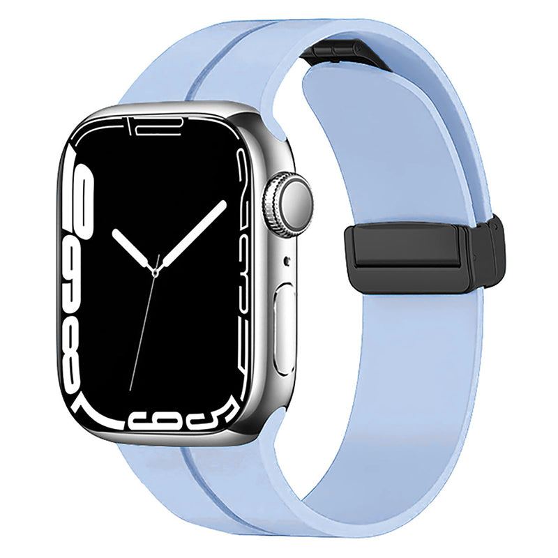 Correa de silicona magnética plegable para Apple Watch