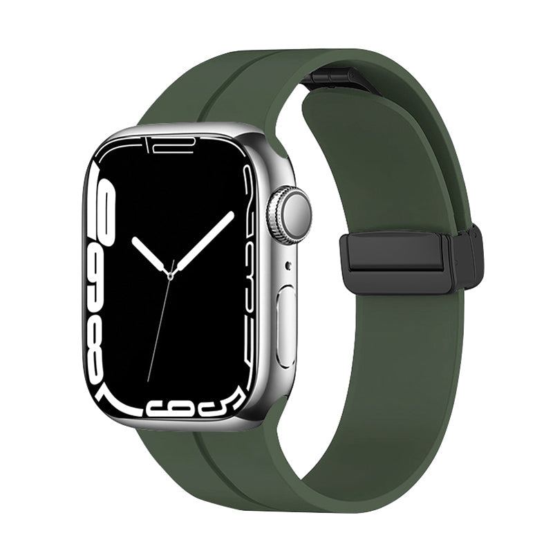 Correa de silicona magnética plegable para Apple Watch