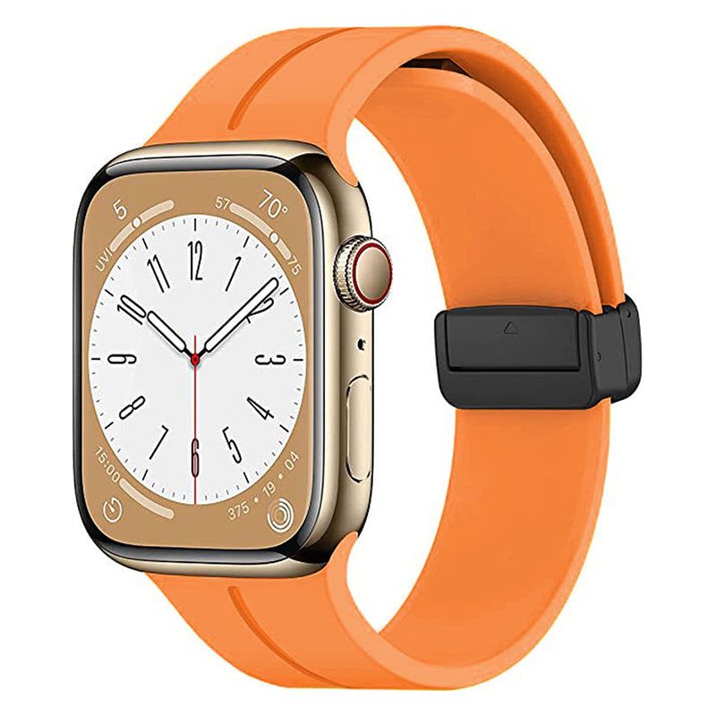 Correa de silicona magnética plegable para Apple Watch