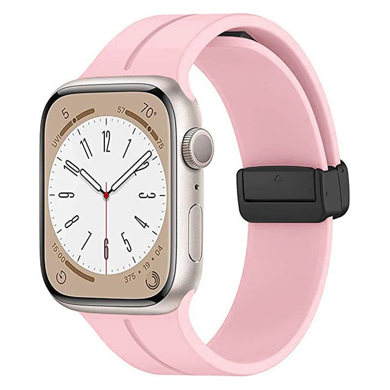 Correa de silicona magnética plegable para Apple Watch