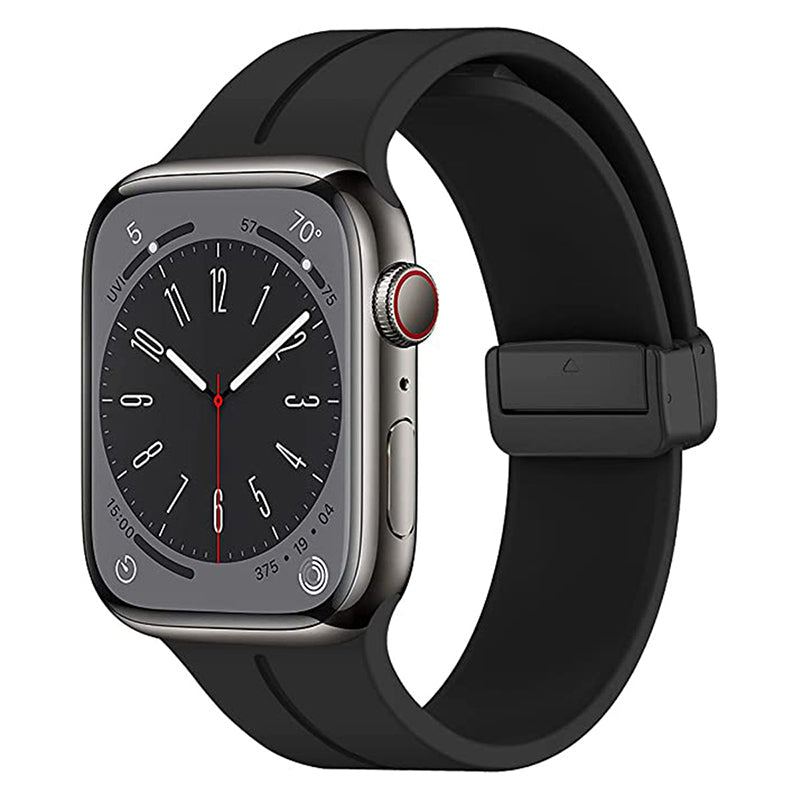 Correa de silicona magnética plegable para Apple Watch