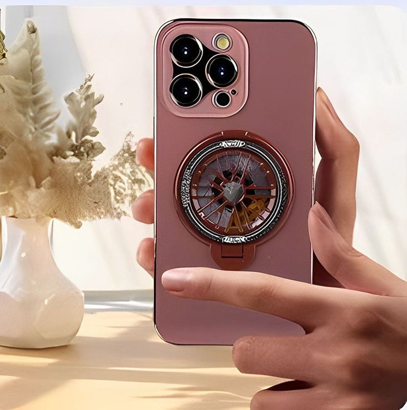 Frosted Rotating Gyroscope Stand  Case Suitable For iphone