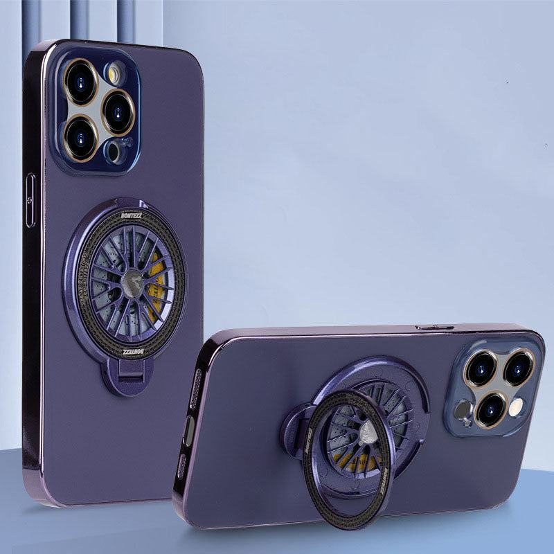 Frosted Rotating Gyroscope Stand  Case Suitable For iphone