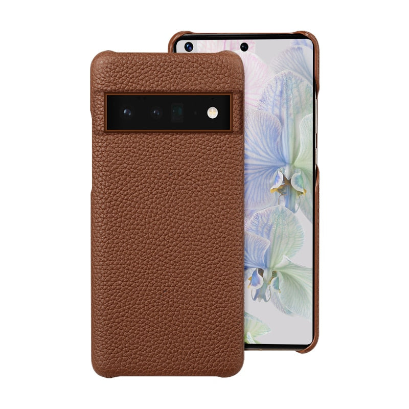 Genuine Cowhide Leather Google Pixel Phone Case