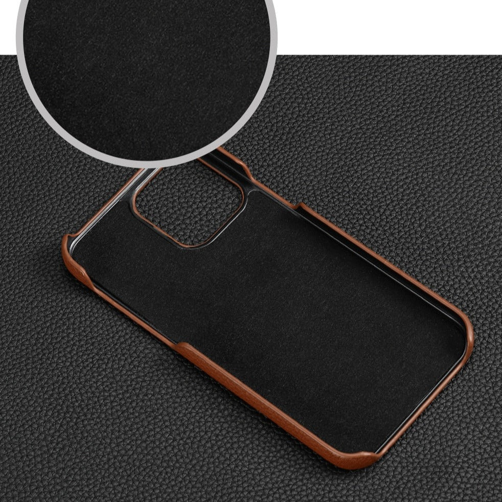 Genuine Cowhide Leather iPhone Case