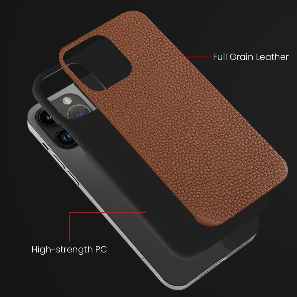 Genuine Cowhide Leather iPhone Case