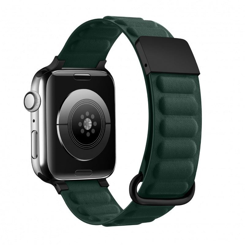 Correa de cuero genuino "Magnetic Loop" para Apple Watch