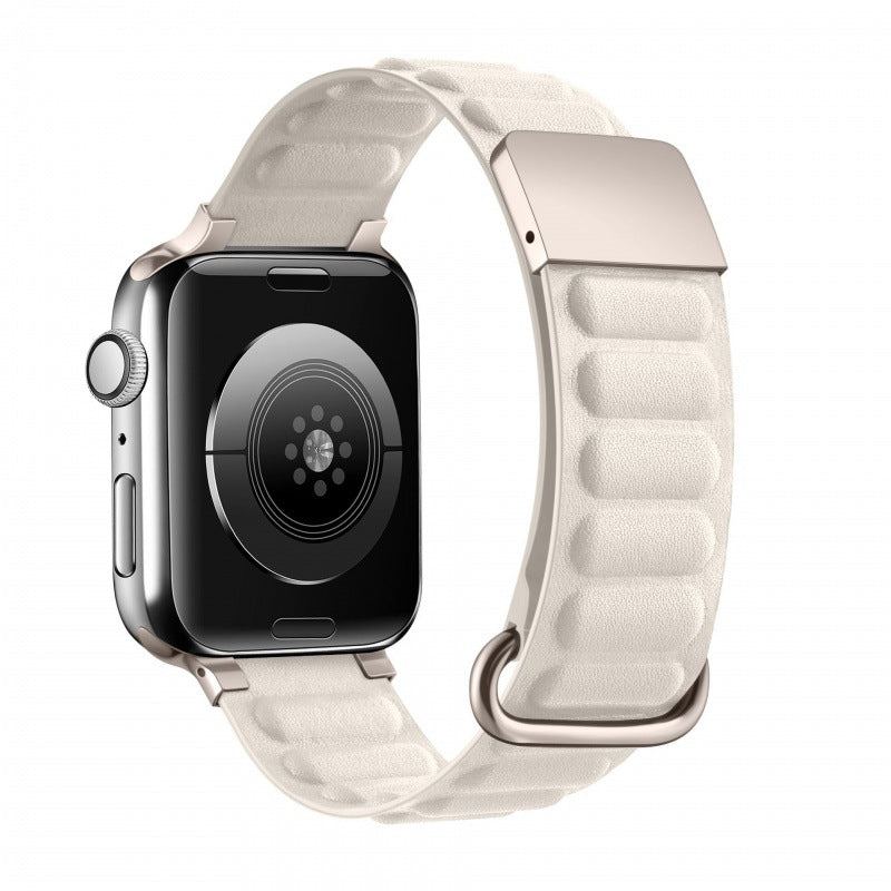 Correa de cuero genuino "Magnetic Loop" para Apple Watch