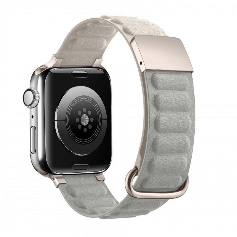 Correa de cuero genuino "Magnetic Loop" para Apple Watch