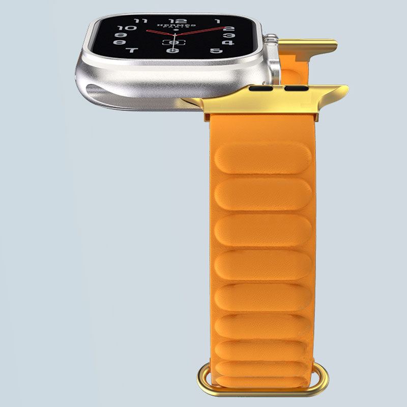 Correa de cuero genuino "Magnetic Loop" para Apple Watch