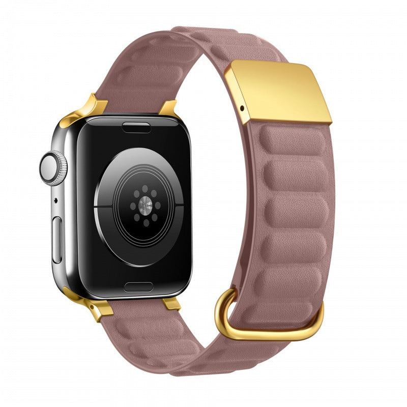 Correa de cuero genuino "Magnetic Loop" para Apple Watch