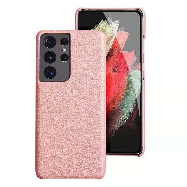 Funda de piel auténtica para Samsung Galaxy 