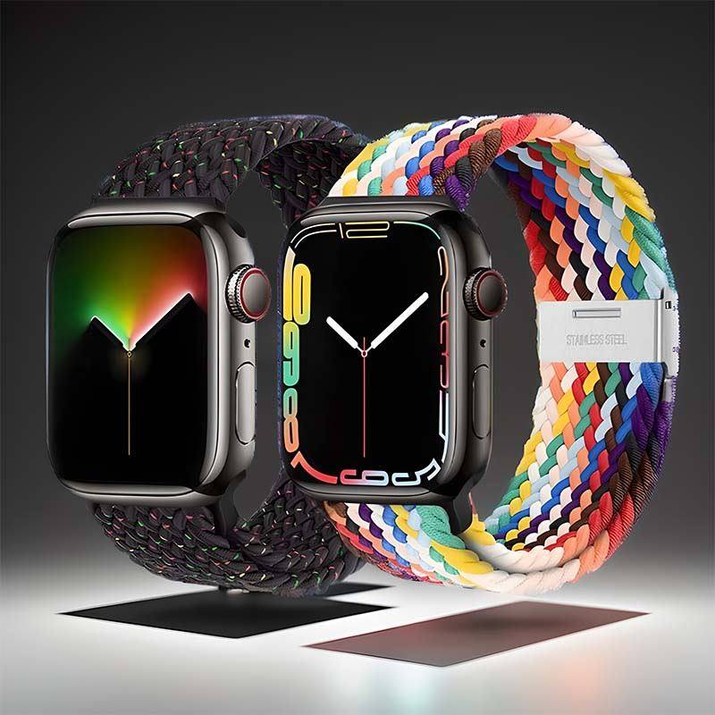 "Gradient Band" Cooles gewebtes Loop für Apple Watch