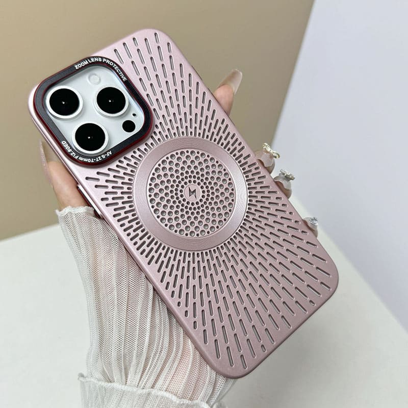 Heat Dissipation Breathable Magsafe Magnetic iPhone Case