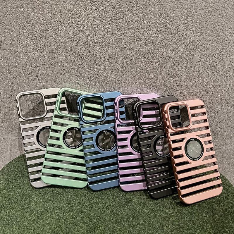 Funda para iPhone con disipación de calor y tacto de piel hueca