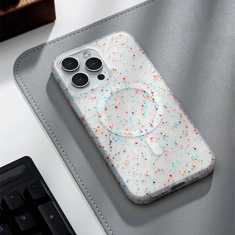 Ink Sprinkle Gradient iPhone Case