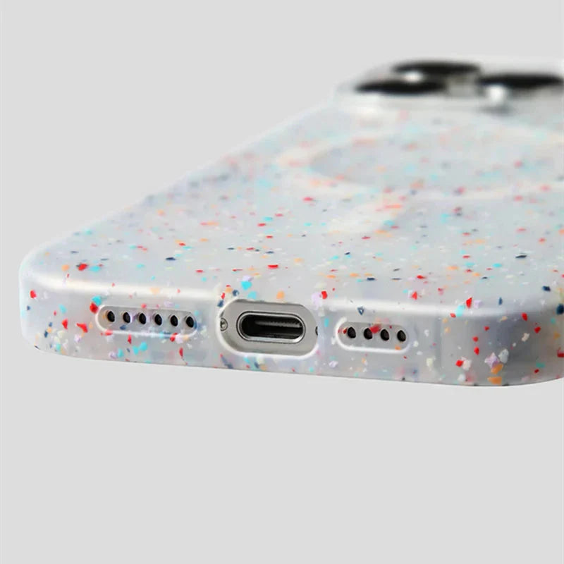 Ink Sprinkle Gradient iPhone Case