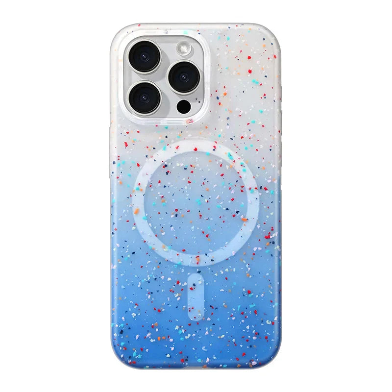 Ink Sprinkle Gradient iPhone Case