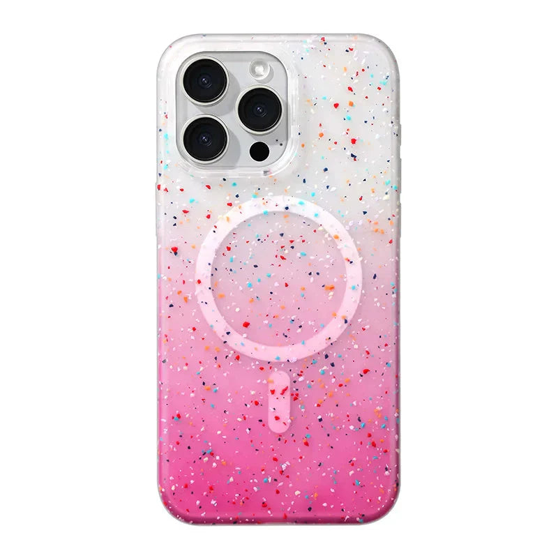 Ink Sprinkle Gradient iPhone Case