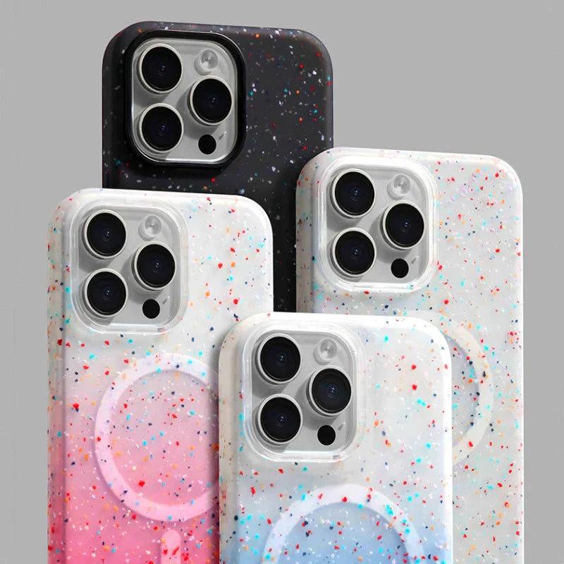 Ink Sprinkle Gradient iPhone Case