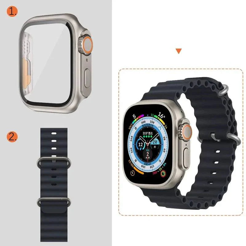 „Instant Ultra Transformation“ Rundum-Schutz für die Apple Watch – Schutzhülle und Armband