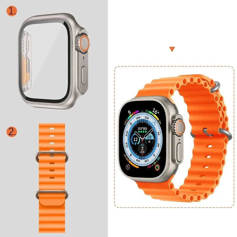 „Instant Ultra Transformation“ Rundum-Schutz für die Apple Watch – Schutzhülle und Armband