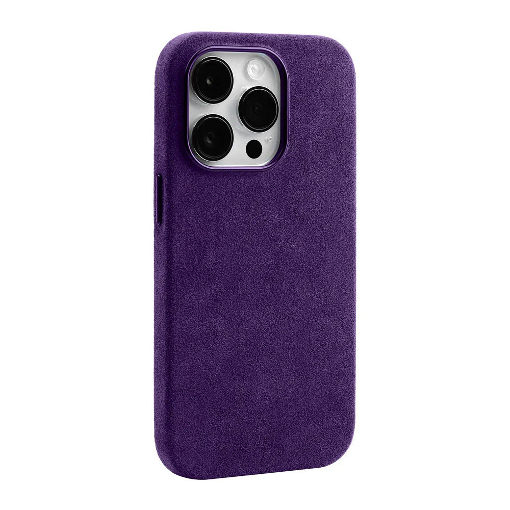 Funda para iPhone de Apple en alcántara italiana 