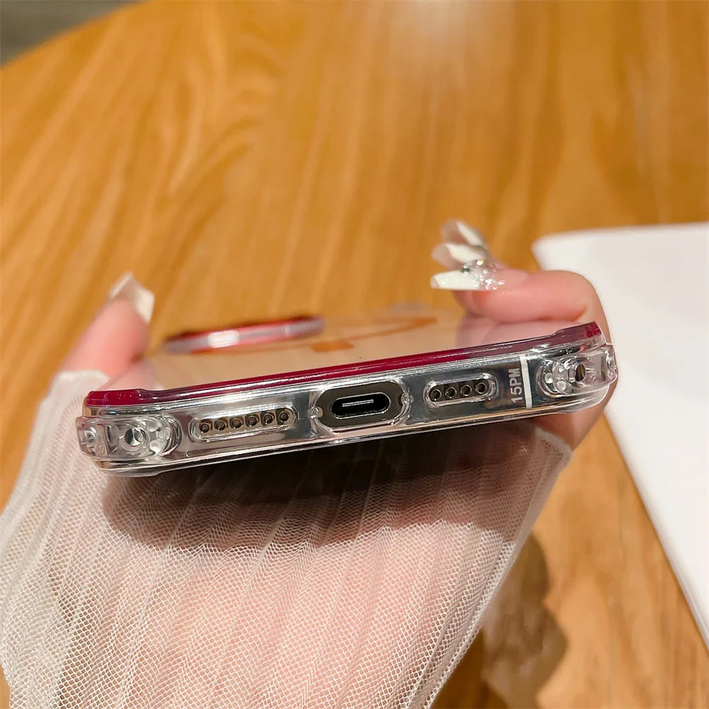 Lens Protection Transparent Case for iPhone