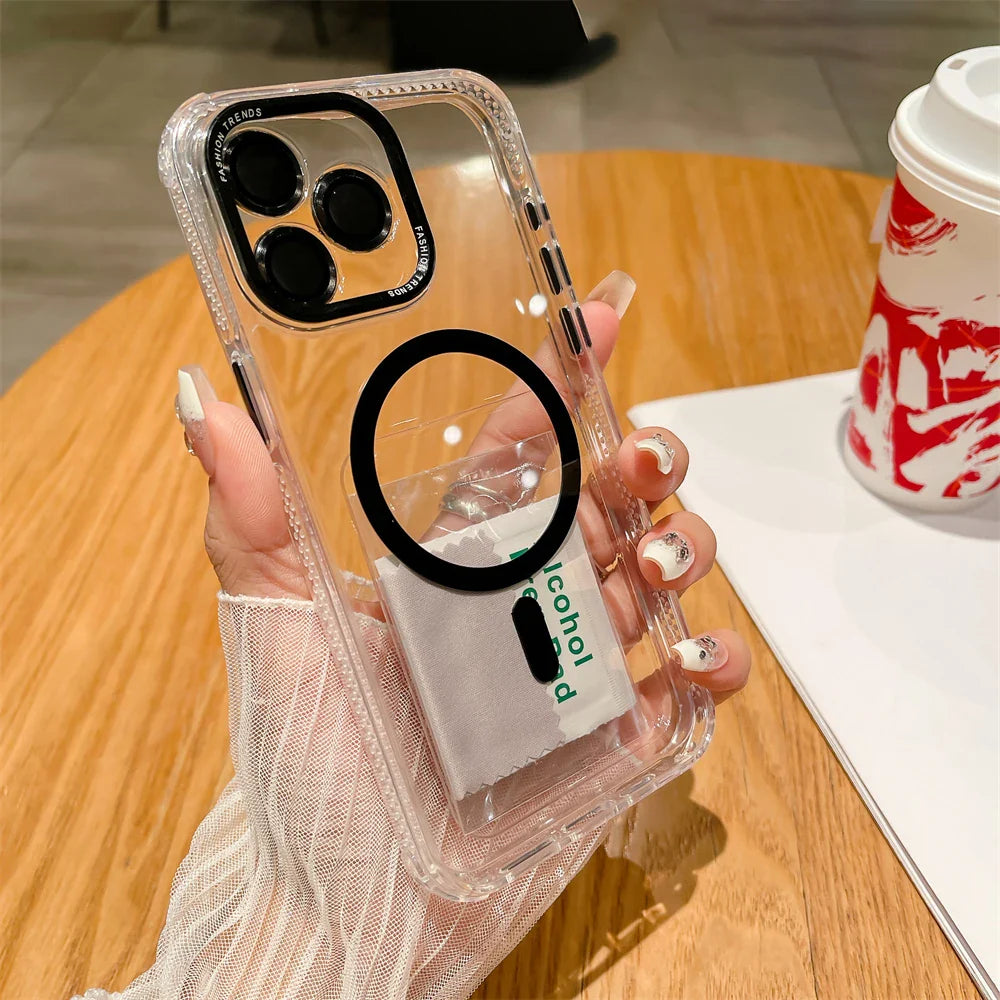 Lens Protection Transparent Case for iPhone