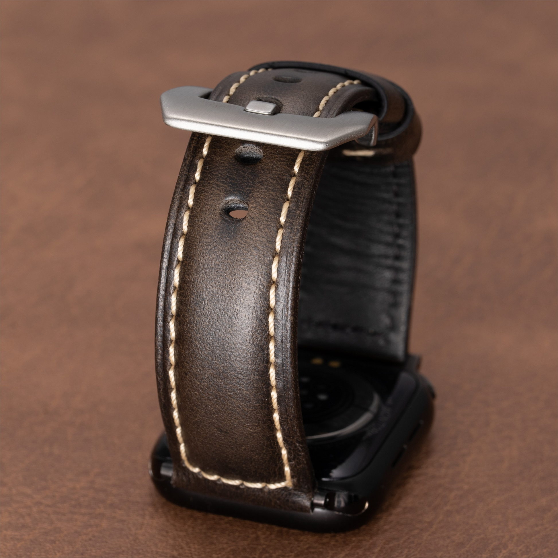 Leather Apple Watch Band-Nappa