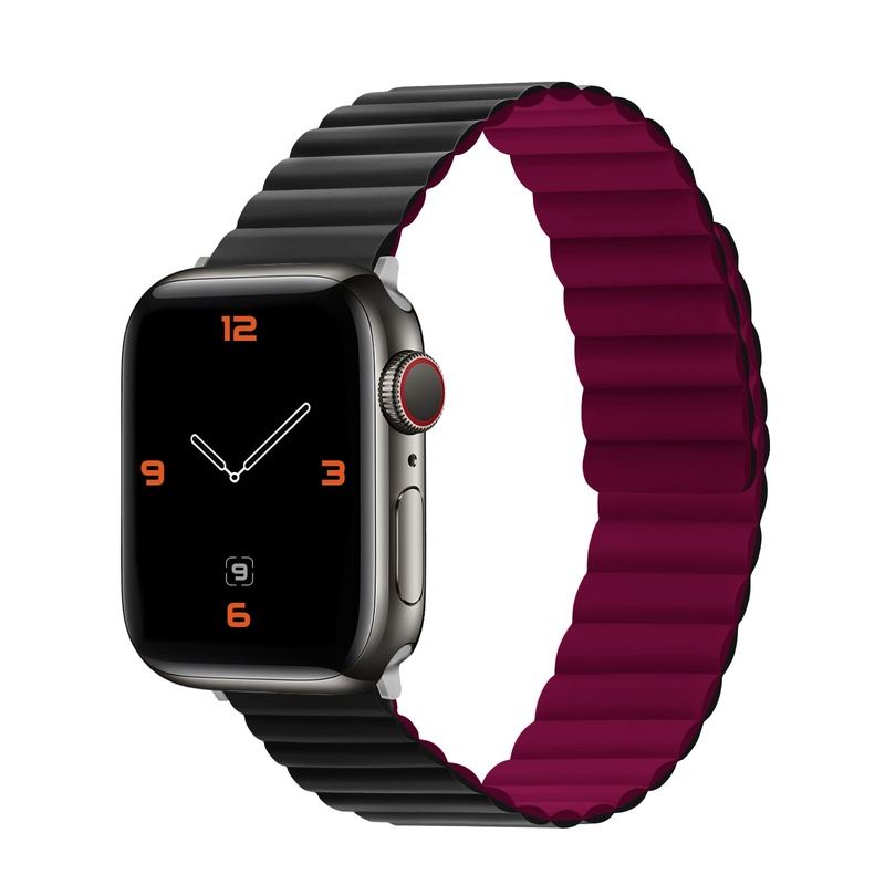 Correa de silicona impermeable con contraste "Magnetic Band" para Apple Watch