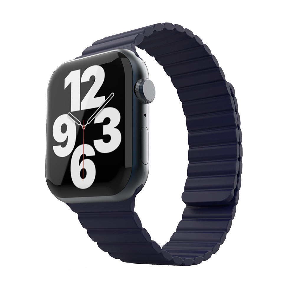 Correa de silicona impermeable con contraste "Magnetic Band" para Apple Watch