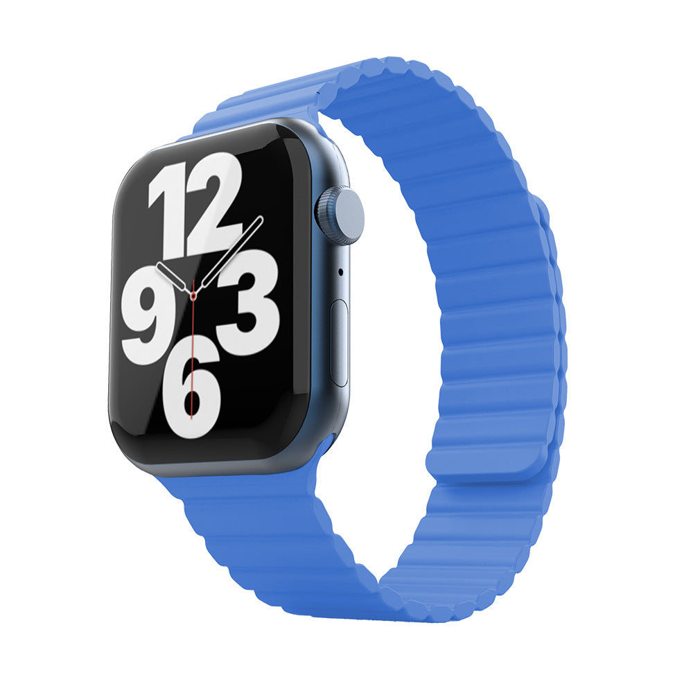 Correa de silicona impermeable con contraste "Magnetic Band" para Apple Watch