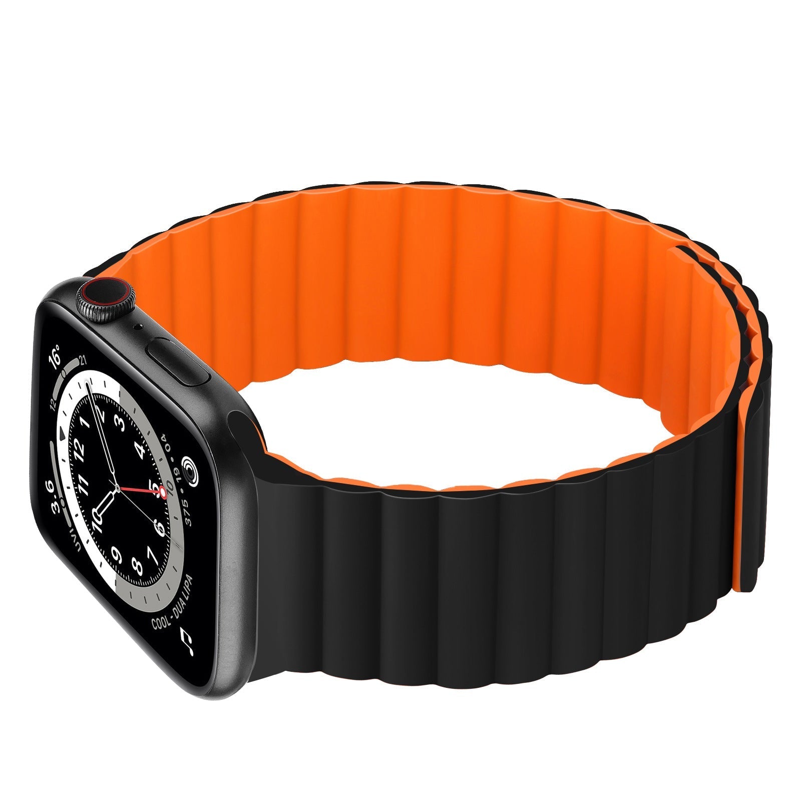 Correa de silicona impermeable con contraste "Magnetic Band" para Apple Watch