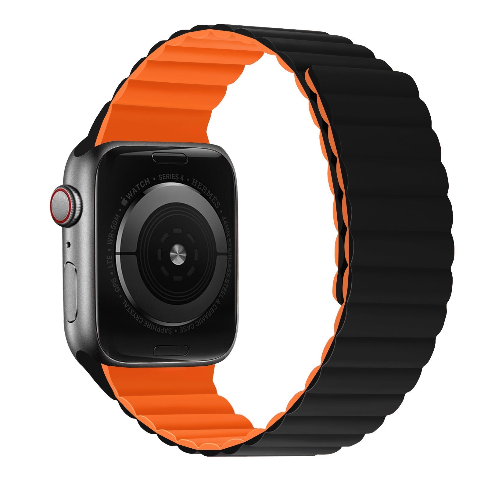 "Magnetic Band" Kontrast Wasserdichtes Silikonband für Apple Watch